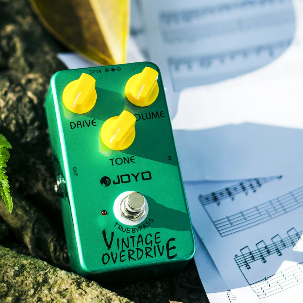 JF-01 VINTAGE OVERDRIVE Guitar Pedal Classic TS808 Tone Overdrive Pedal for Elec