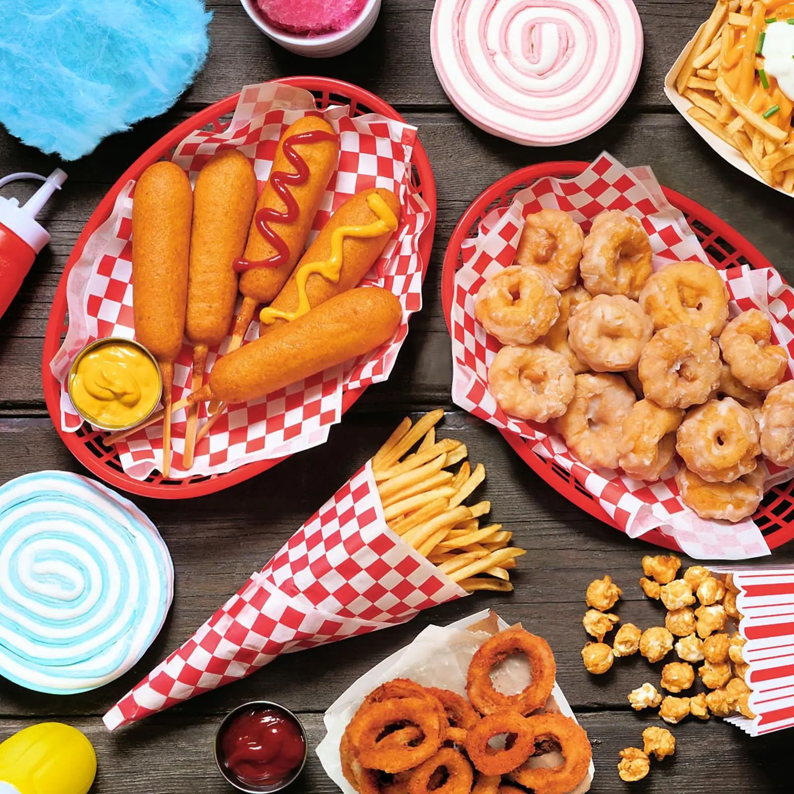 20-Pack Christmas-Themed Greaseproof Sandwich Wrapping Paper – Food-Grade Deli Paper Sh... - SKU GSWP1628 - UGI Packaging