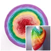 300g Gradient Cake Yarn Organic Cotton Blended Yarn Spring and Summer Crochet Skirt Shawl Lace Thread DIY Hand Knitted Wool 6