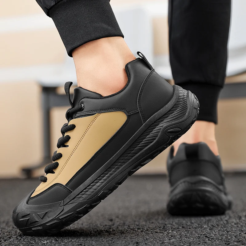 New  Men's Autumn Shoes Thickened Men's Shoes Outdoor Non-Slip Waterproof Men's Casual Sports Hiking Shoes 4