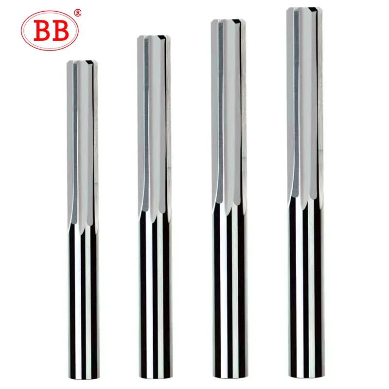 Carbide Machine Reamer Carbide Reamer Steel Reamer Tools Straight Spiral Flute Uncoated H7 Tolerance Chucking Metal Cutter Tungsten Steel CNC Inner Hole Tool