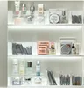 Acrylic Mirror Cabinet Partition Transparent Cosmetics Storage Box Facial Mask Holder Eye Shadow Storage Shelf Makeup Organizer 5