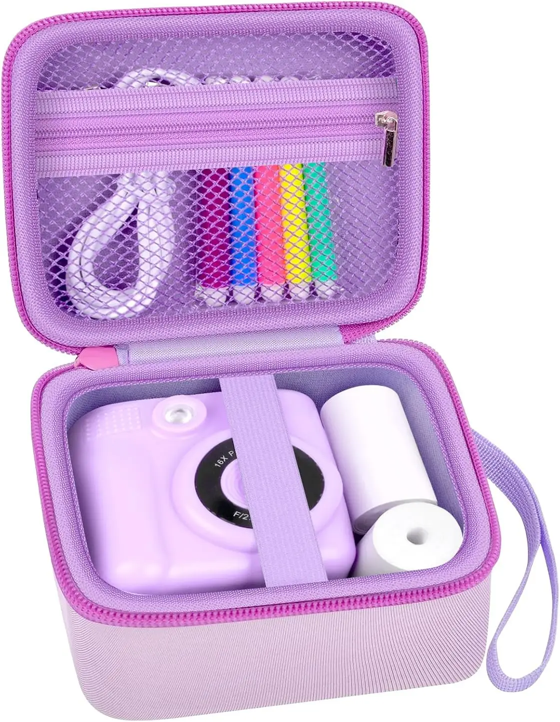 حقيبة تخزين كاميرا الطباعة الفورية للأطفال - متوافقة مع