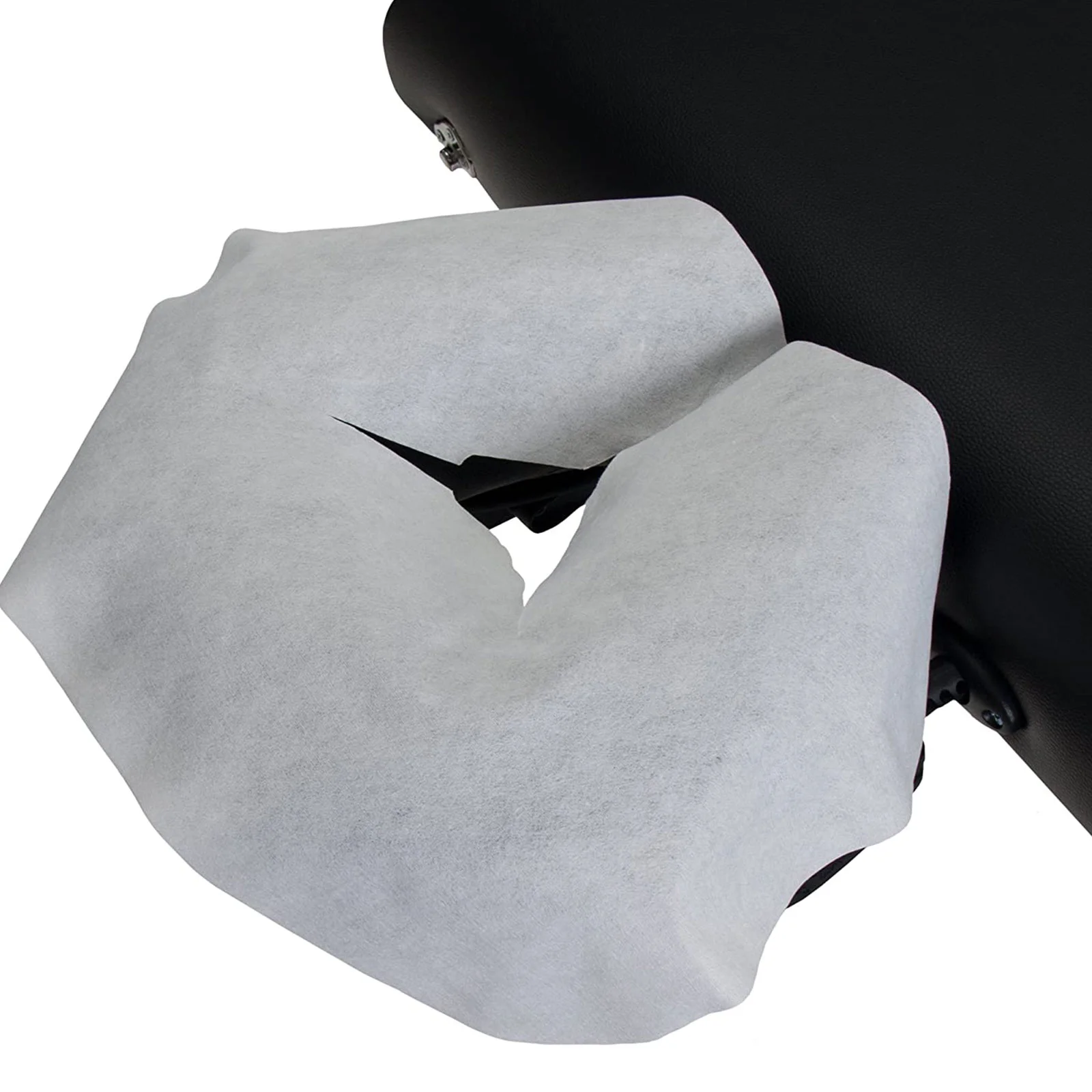 Disposable Massage Face Covers 100 Pcs Face Pillow Cover Disposable Face Pillow Cover Massage Headrest Pad Non Woven Fabric Spa Salon Tools Accessories