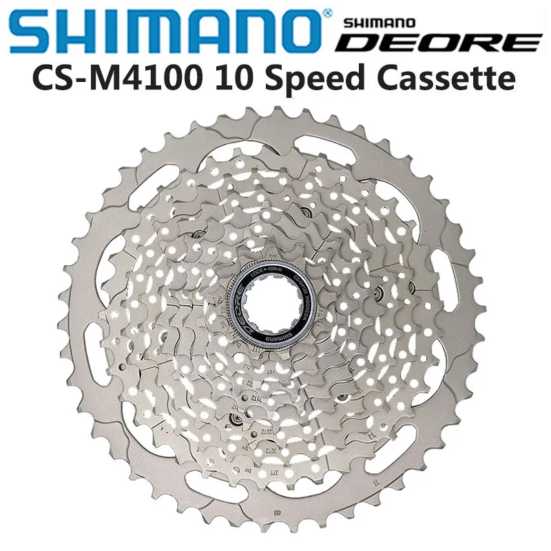 SHIMANO-DEORE-M4100-10v-Cassette-Sprocket-CS-M4100-10-Speed-HYPERGLIDE ...