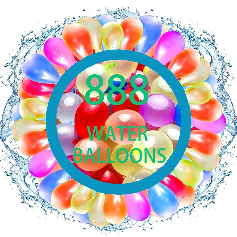 Water Balloons Quickly Easy Fill, Colorful Water Balloons Toys ,Water Balls Summer Fun Outdoor Party Fighter Toys For Children 2