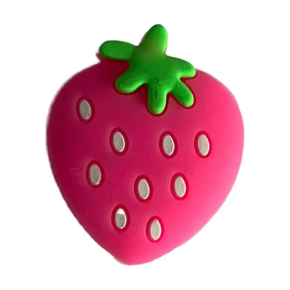 Silicone Strawberry Tennis Racket Vibration Dampeners - Shockproof Sports Accessory