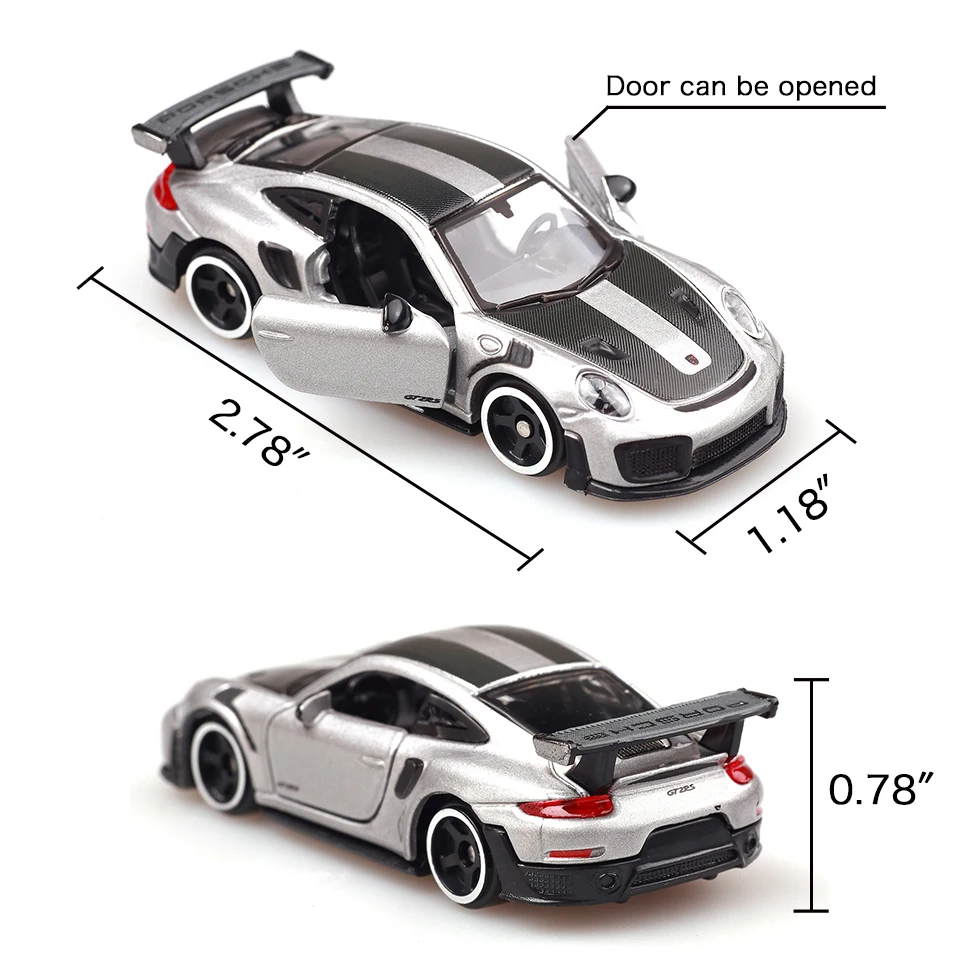 Bburago 1/64 Porsche 911 Volkswagen Ferrari Miniature Alloy Cars Model Diecast Vehicle Replica Car Collection Toy For Boy Gifts 2