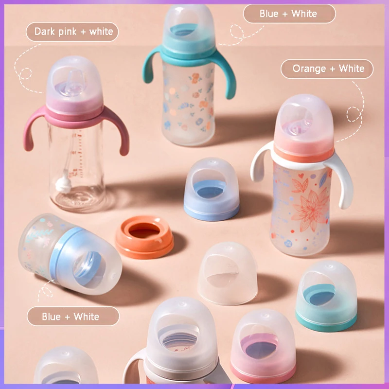 for Pigeon 3rd generation wide mouth bottle / bottle accessories / Pigeon handle cap screw teeth dust seal cap/