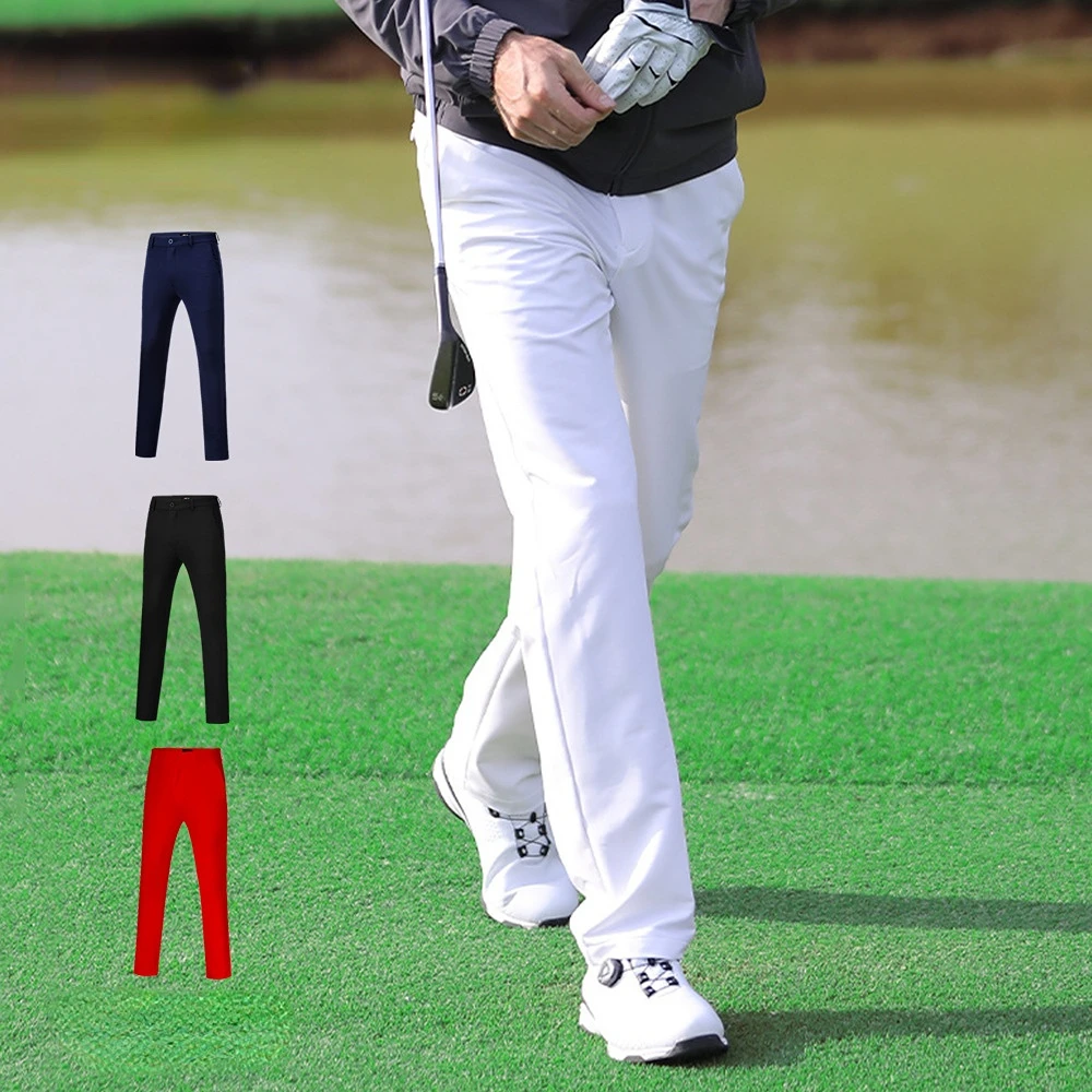 

PGM Golf Pants Tennis Mens Long Slim Trousers Spring Autumn High Elastic Sports Wear Comfortable Soft Golf Clothing Men