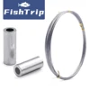 FishTrip 10m Fishing Leaders 5LB~50LB Stainless Steel Wire Fishing Leaders with 20pcs crimp sleeves Without Swivel 1