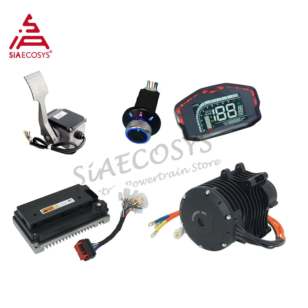QS Motor 3000W 5500W QS138 70H V3 100KMPH Air Cooling Mid Drive Motor Kits Powertrain for Electric Offroad Dirtbike ATV Go Kart