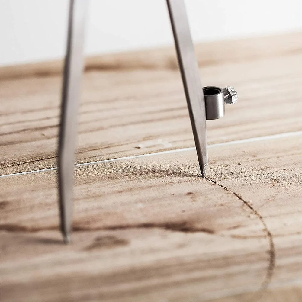 Compasso Regolabile In Acciaio - 20.3 Cm, Per Legno E Pelle - Foto 12