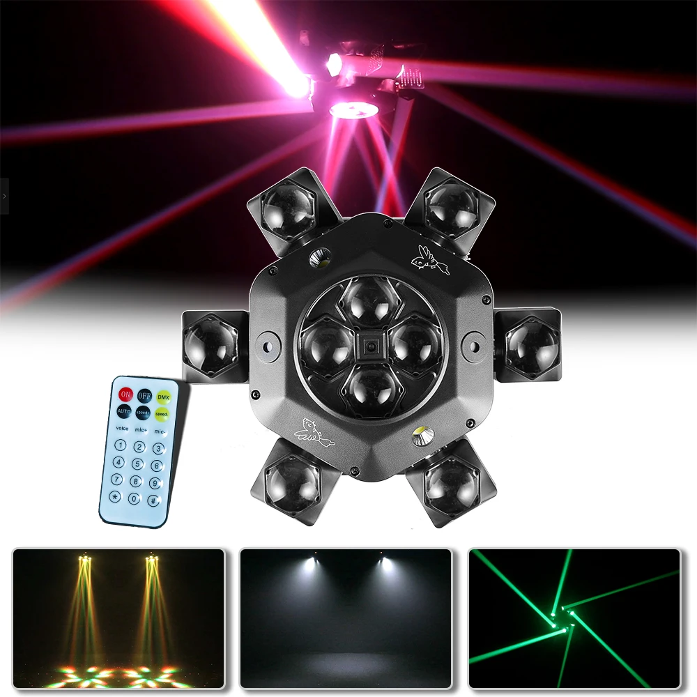 10W Ilda Animation 30Kpps Scan Stage Laser Light Rgb Show 512Dmx Bar Club Home Party Dj Effect Lighting Disco Music Ktv Box