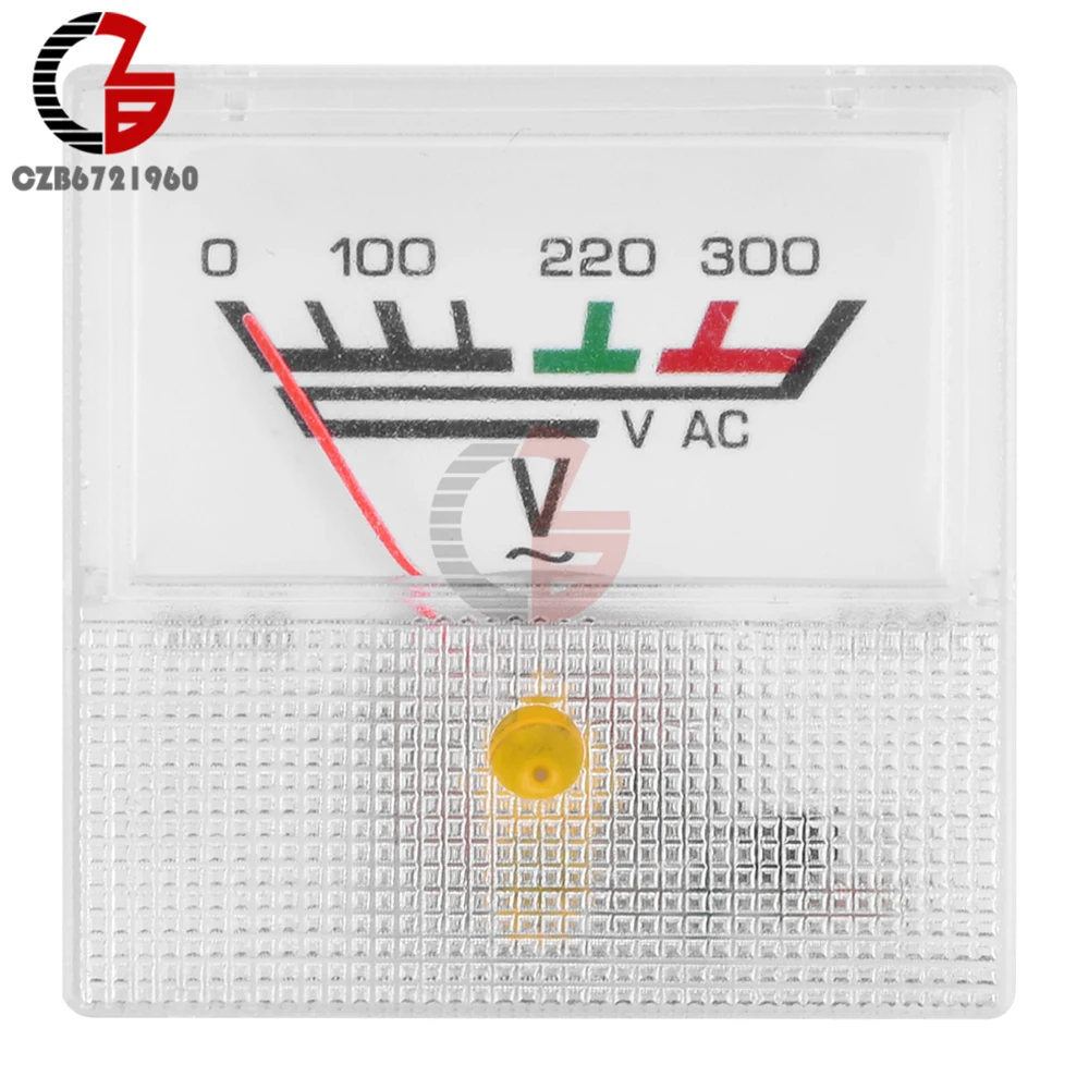 Analog Pointer Voltage and Current Panel Meter Tester