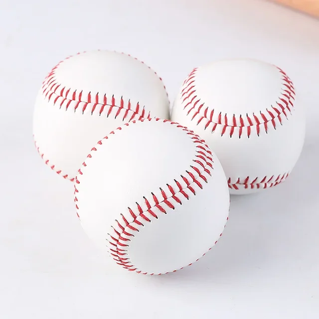 1/3pcs Handmade Baseball Nine Inch Game Training PVC Baseball Rubber Inner Soft Baseball Solid Foam Bouncy Ball Group Athletics 1/3pcs Handmade Baseball Nine Inch Game Training PVC Baseball Rubber Inner Soft Baseball Solid Foam Bouncy Ball Group Athletics
