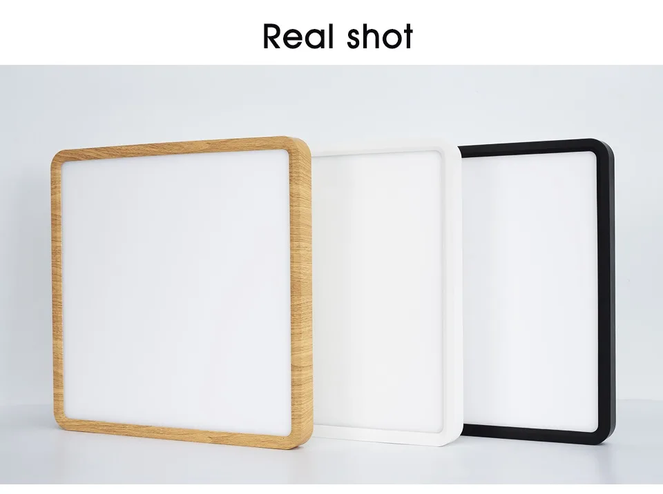 Smart LED Ceiling Lamp Wood Grain Sb2871a57c84e4ed6b5473d52d0116be2A