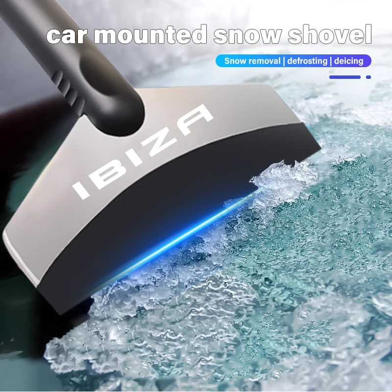 자동차 눈삽 겨울 앞유리 얼음 긁개 제거 도구 시트용 Exeo Altea Arona Toledo Ibiza Leon Cupra E-racer Ateca