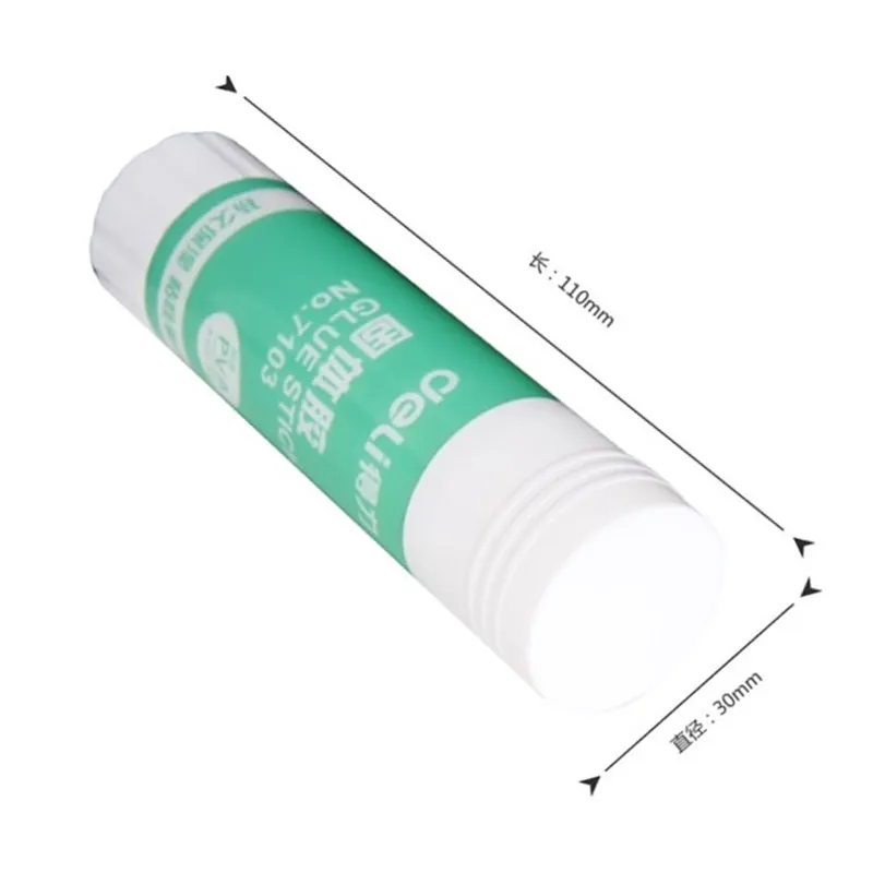 델리 흰색 고체 접착제 스틱 학생 어린이 접착 종이 공예, PVA  접착제, 학교 사무실 용품 문구, 36g