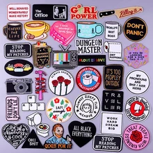 Patches With Phrase Iron on Patches For Clothing EmbroideryFusible Patch Ironing Stickers Applique Stripes Patch For Clothes Patches With Phrase Iron on Patches For Clothing EmbroideryFusible Patch Ironing Stickers Applique Stripes Patch For Clothes
