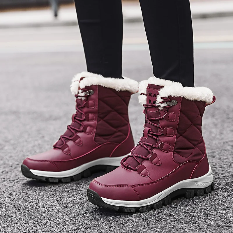 Women's Waterproof Winter Ankle Boots with Thick Fur and Non-Slip Sole 21 Sb287874116d74e52973ac5ab8c598e178 Women's Waterproof Winter Ankle Boots with Thick Fur and Non-Slip Sole