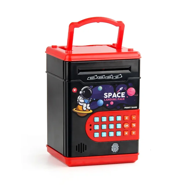 Simulated Home Smart Sensing Electronic Fingerprint Password Box Money Storage Can Smart Money Storage Can Toy 5