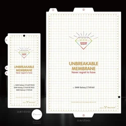 Ultra - Thin HD Matte Unbreakable Membrane Screen Protector - Soft TPU Hydrogel Film for Galaxy Z Trifold (1 Inner 1 Outer HD)