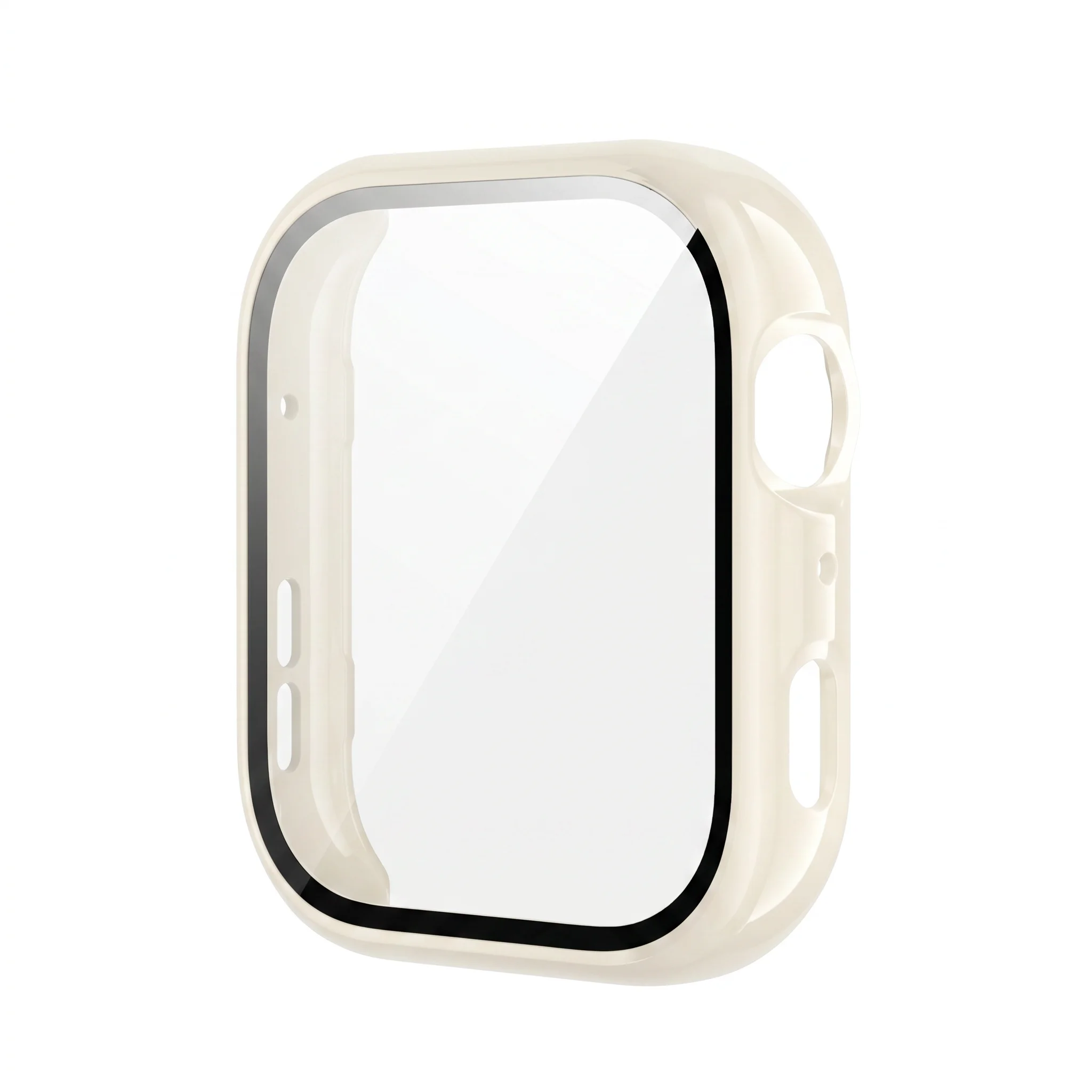 All-Around Tempered Glass Screen Protector Hard PC Bumper Case