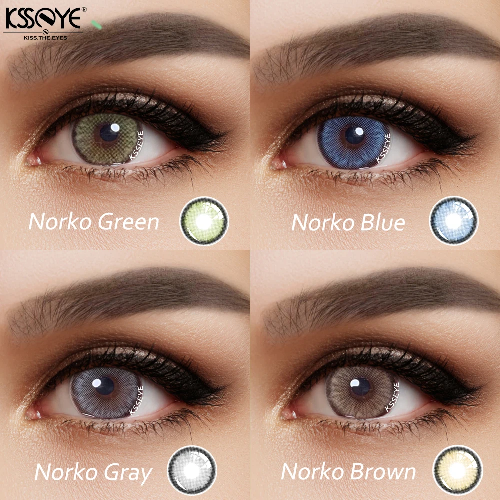 

Контактные линзы BigSize Norko, 1 пара цветных контактных линз для глаз, линзы естественного цвета, контактные линзы, красивые цветные контактные линзы на год