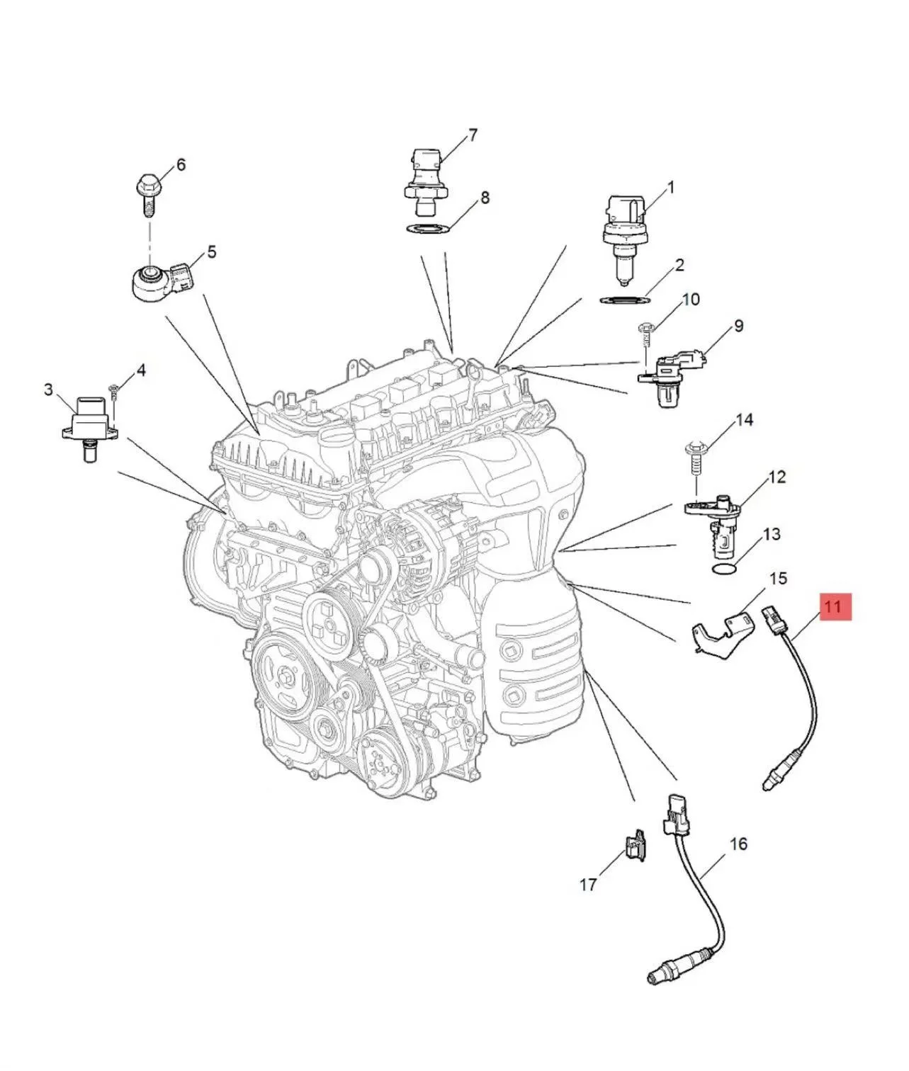 ߱ SAIC ROEWE i5 RX3 MG ZS    ĸ  ,  , MG5 1.5L , 10399754  Ƽ, 1 