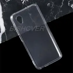 Magnetic Silicone Phone Case with Ring Holder - Soft Protective Cover for Alcatel 1 2019 (Clear TPU Case)