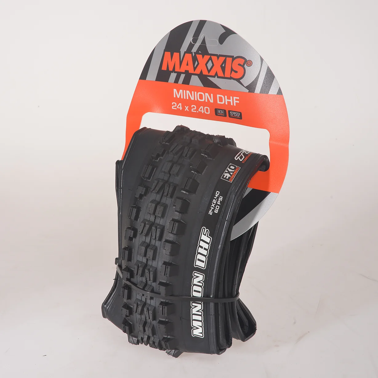 Maxxis Minion DHF 24x2.4 – Neumático Plegable De Bicicleta, Compuesto Dual, Negro, Para MTB Y Enduro