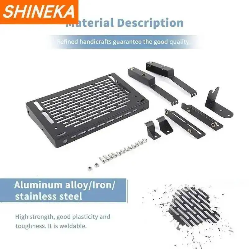 SHINEKA 자동차 다기능 센터 콘솔 확장 브래킷 인터폰 보관 선반 액세서리 4Runner 2010-2023에 적합