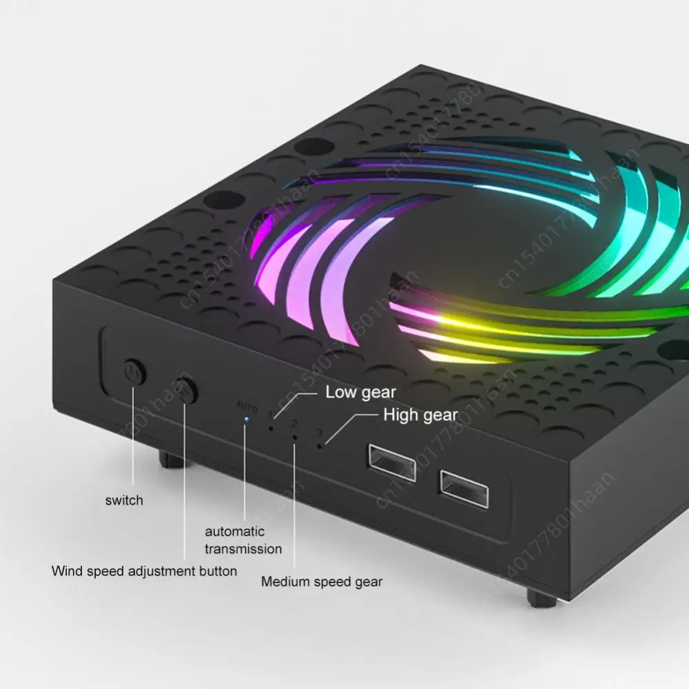 Xbox ø X ֿܼ äο RGB ð ǳ, USB  Ʈ, ð ǳ, ǳ  , 濭 ǳ