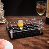 12 Shot Glass Tray Holder Bar Acrylic Shot Glasses Holders Wine Glass Cup Serving Tray Cups Organizer Shot Glass Display 4
