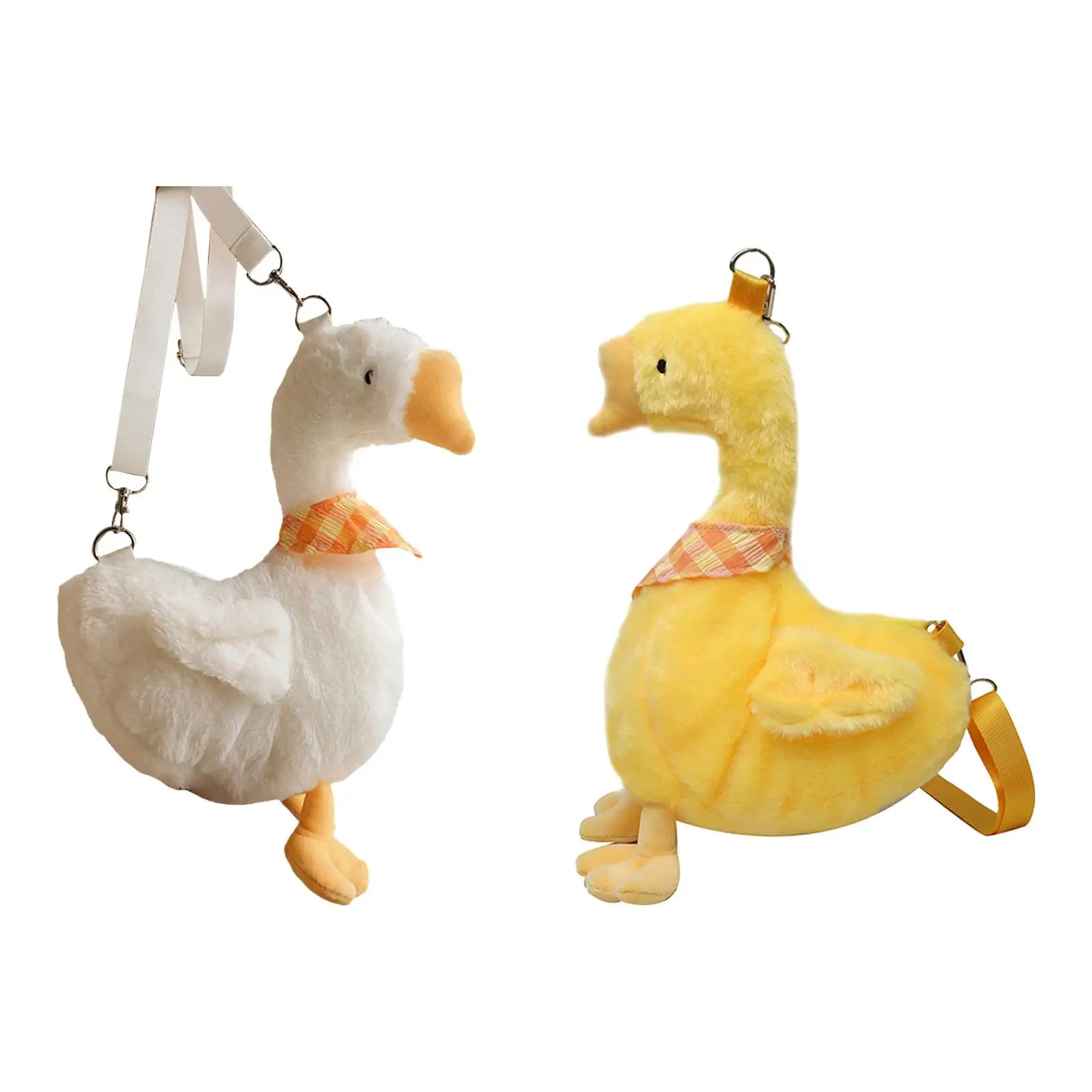 

Women Shoulder Bag Goose Crossbody Bag Adjustable Shoulder Strap Fashion Small Goose Plush Bag Novelty Goose Bag for Summer