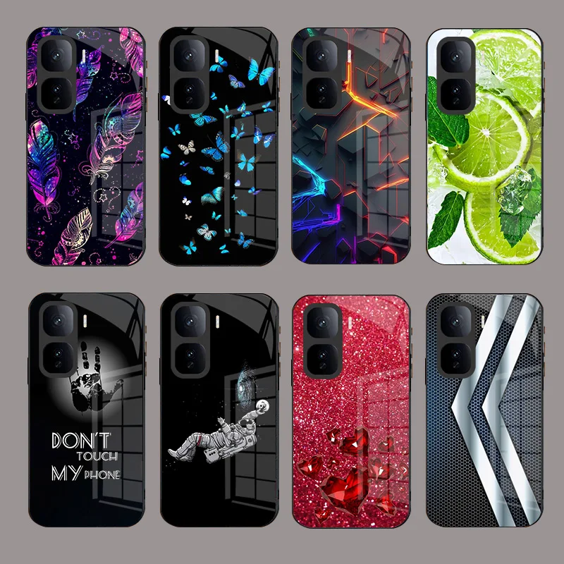Enhanced Tempered Glass Protective Phone Case and Back Cover