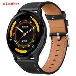 Premium 22mm Leather Silicone Watch Strap - Elegant Brown Band - 22mm (Black)