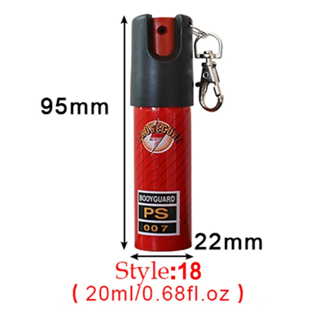 20ml Pepper Spray for Women Safety Protective Spray Easy Carry Self-defense Small Canister Protection Chili Water（16style） wu-18