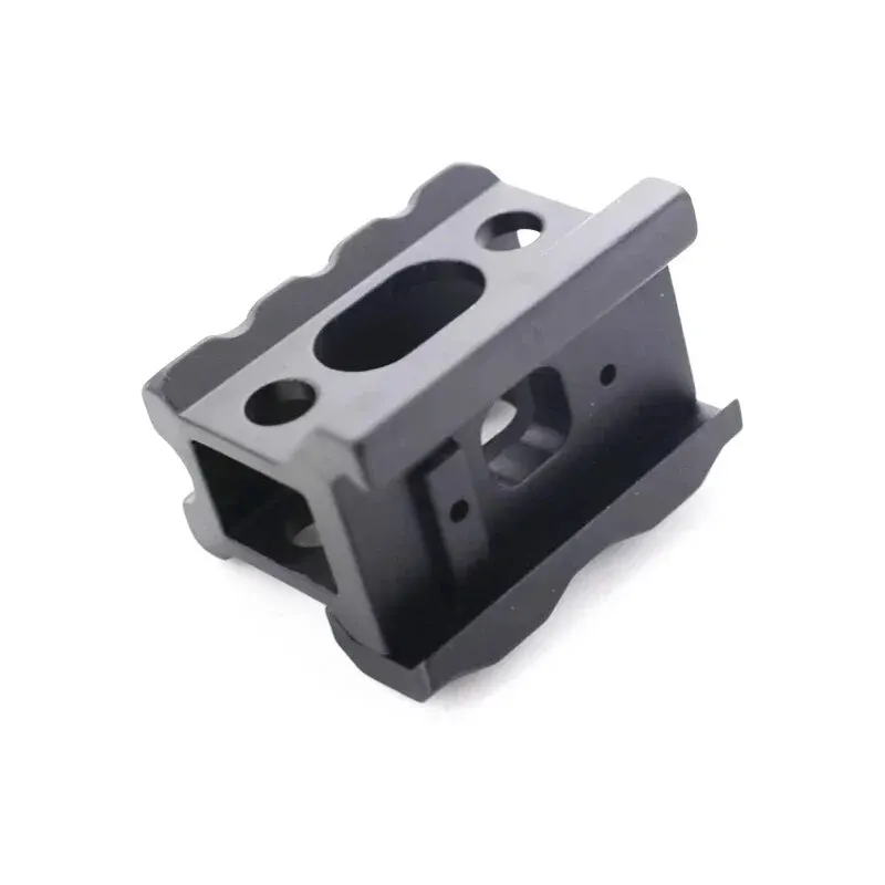See Through Design Riser Bracket Scope Mount 1Inch Height for Flashlight Optics Laser Mounted Hunting