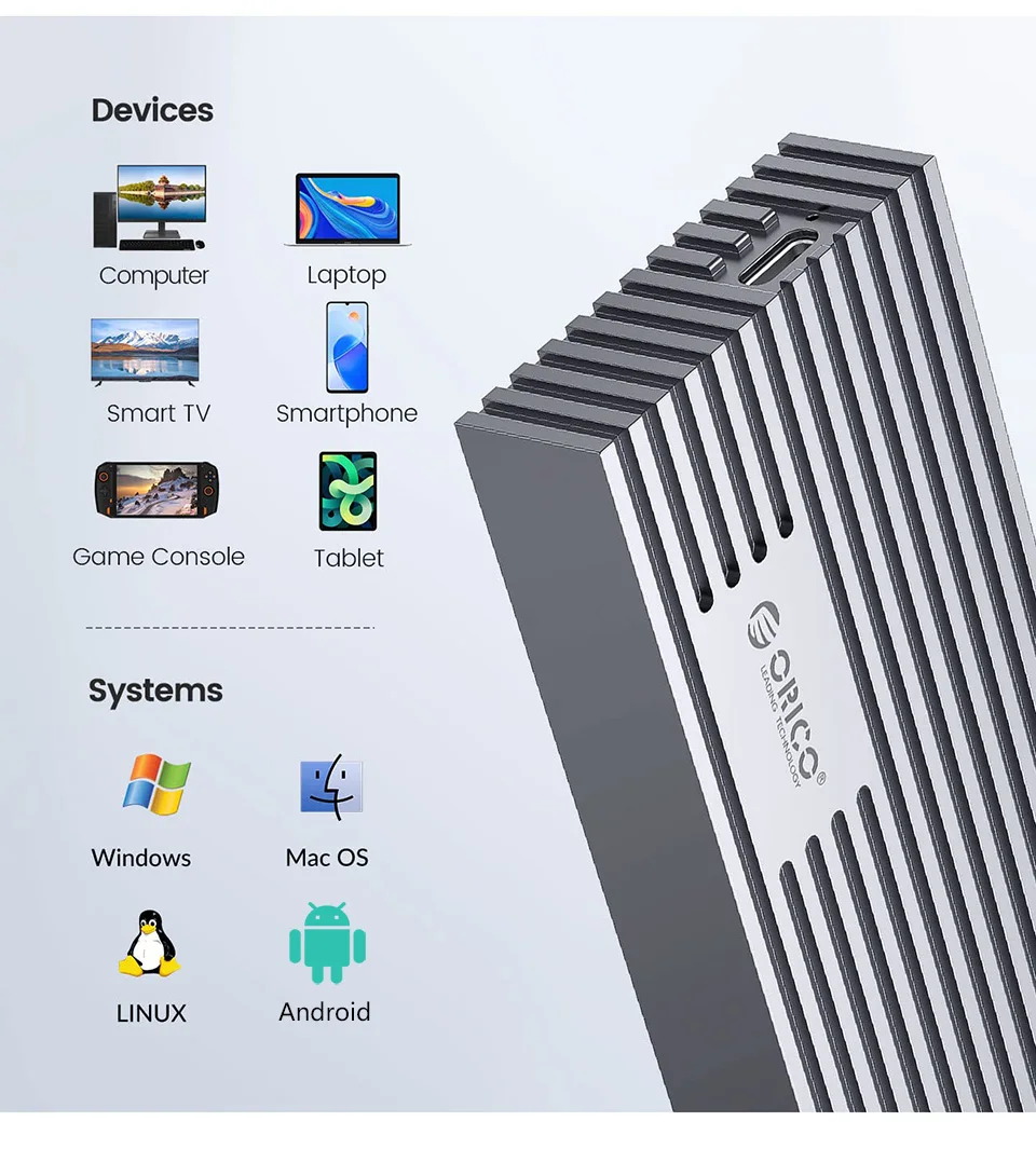 ssd haute boîtier nvme couvercle hd thunderbolt usb type boîte de stockage de disque