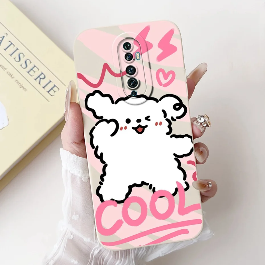Cute Cartoon Soft Silicone Lens Protective Phone Case