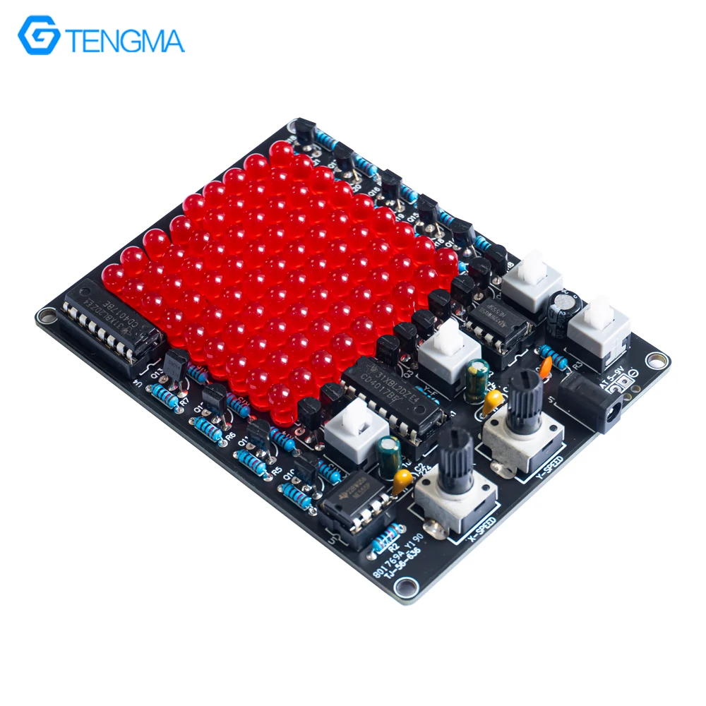 Kit électronique De Bricolage Pour Projet De Soudure, Carte Clignotante LED RVB, Coordinateur De Soudage, Entraînement Scolaire STEM, 15 Bits, DC 5V-6V