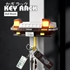 Creative Car Open Headlight Key Holder Wall Mount Key Hook Decor AE86 Mazda Shaped Key Hook Sturdy Hallway Entrance Keyholder 2