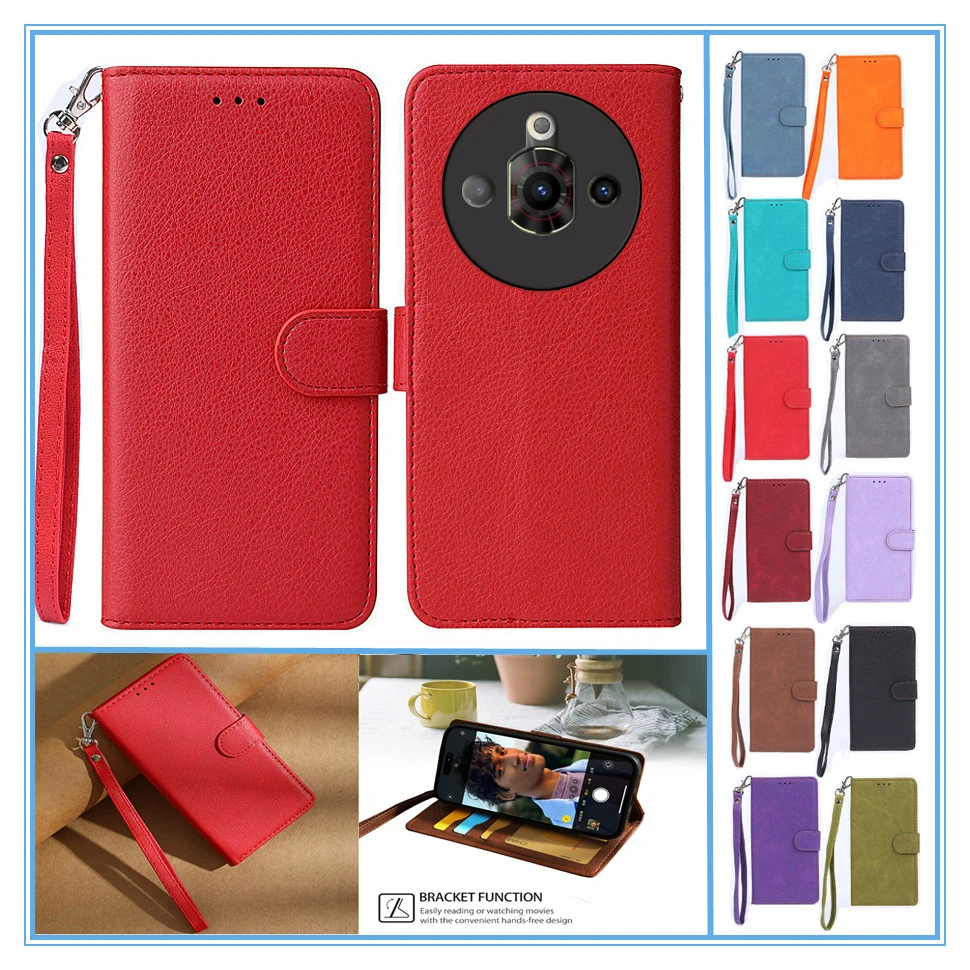 Leather Flip Wallet Phone Case Cover - Sleek and Durable Design