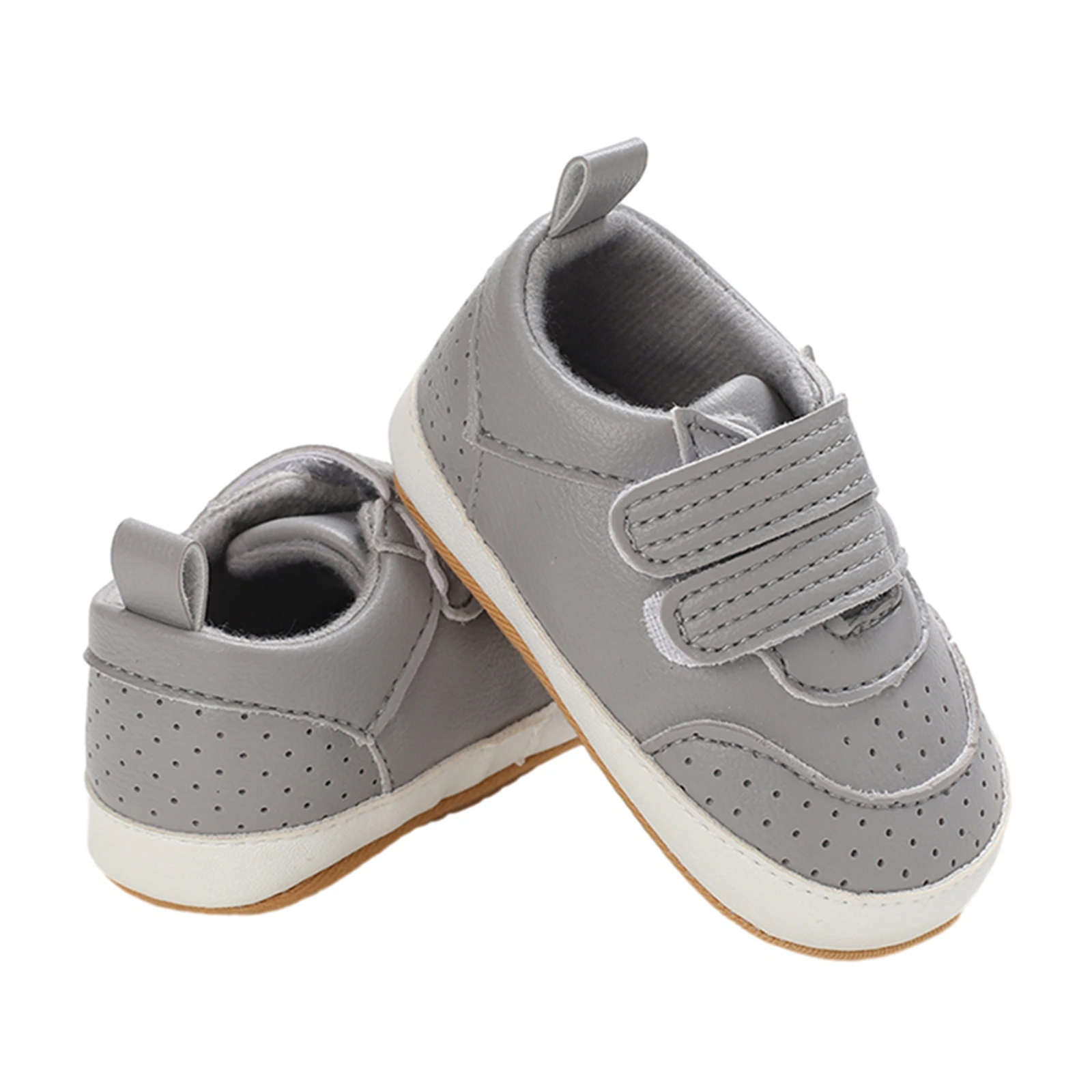 Baby Shoes Children Sports Shoes EWODOS Toddler Baby Kids PU Leather Sneakers Casual Shoes Cute Baby Flats Breathable Infant Walking Shoes for Newborn Girl Boys