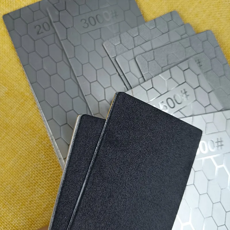 Professional Diamond Knife Sharpener Household Double-Sided Honeycomb Shaped Sharpening Stone Plate Kitchen Grindstone Whetstone knife sharpener kitchen knife sharpener knife sharpening stone diamond sharpening stone