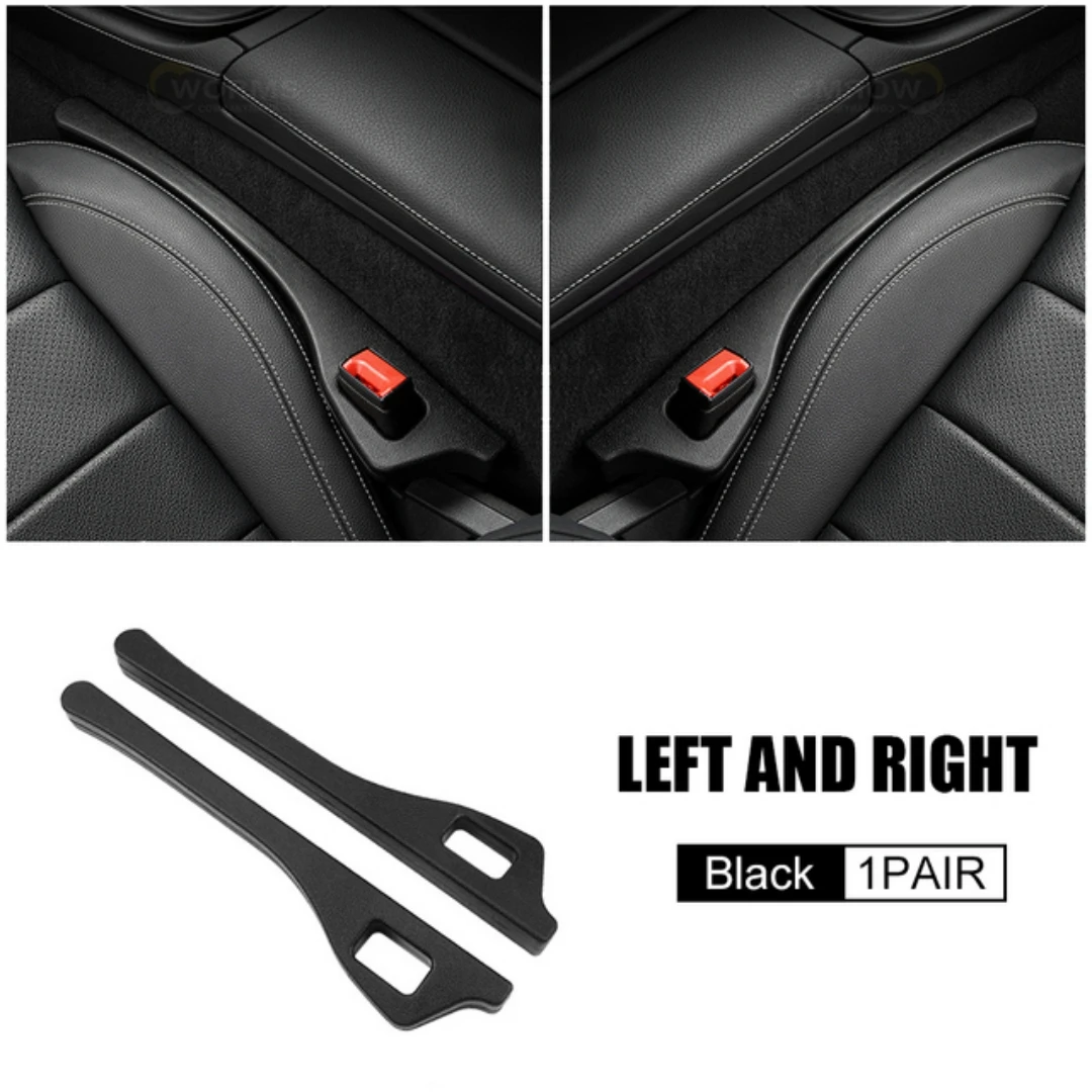 1Pair Car Seat Gap Plug Anti-Seat Leakage Chair Seat Sealing Strip Seam Front Gap Filling Plug Car Interior Accessories car seat gap filler