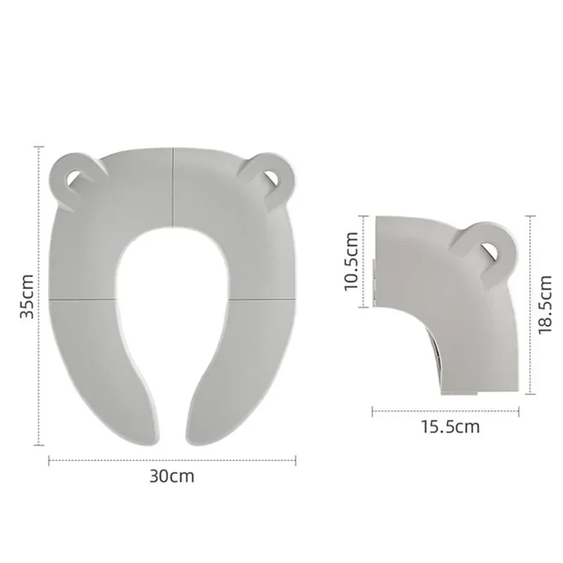 Vasino pieghevole da viaggio per cartoni animati per bambini Sedile per WC portatile per bambini Cuscino per orinatoio per bambini Cuscino per sedia / tappetino per bambini - immagine 6