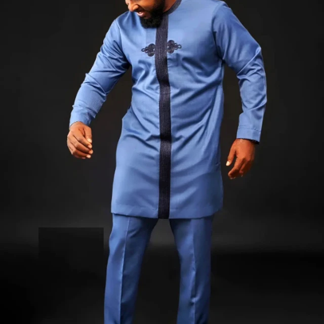 Tejiri Embroidered Dashiki Outfit